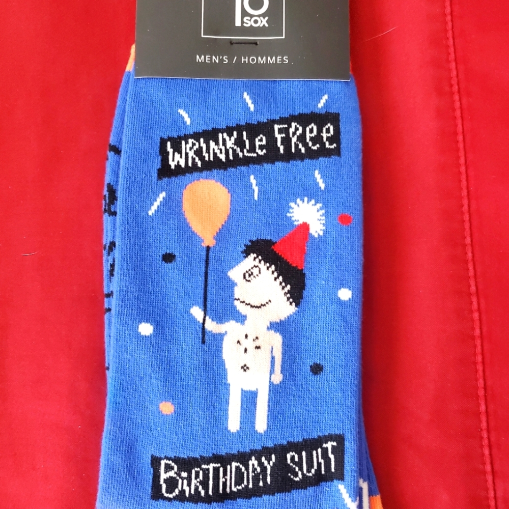 Mens Happy Birthday socks